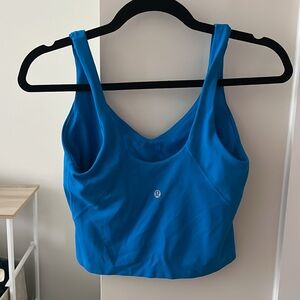 Lululemon Align Nulu Cropped Tank Top in Poolside Blue